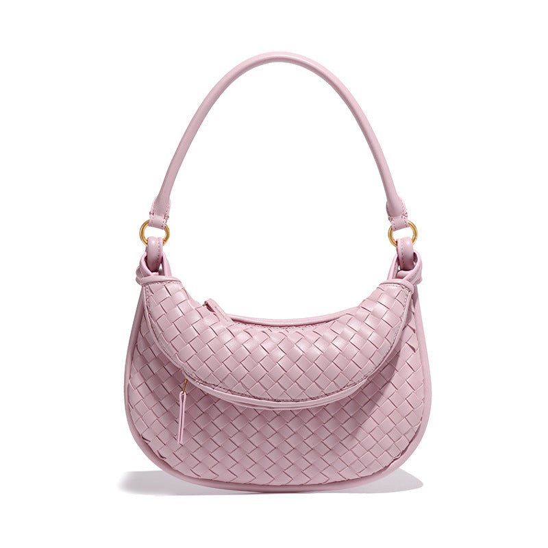 MAC177 Fashionable And Versatile Retro Woven High - end Shoulder Armpit Bag - Mariam's Collection