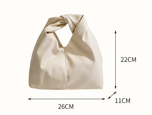 MAC179 Premium Pleated Soft Leather Cloud Bag - Mariam's Collection