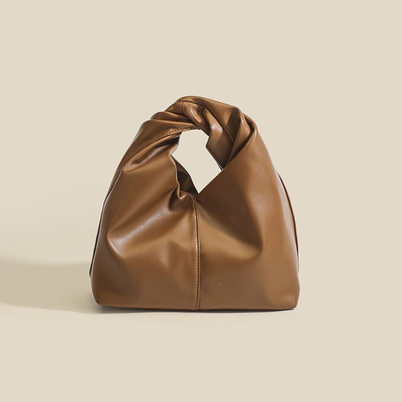 MAC179 Premium Pleated Soft Leather Cloud Bag - Mariam's Collection