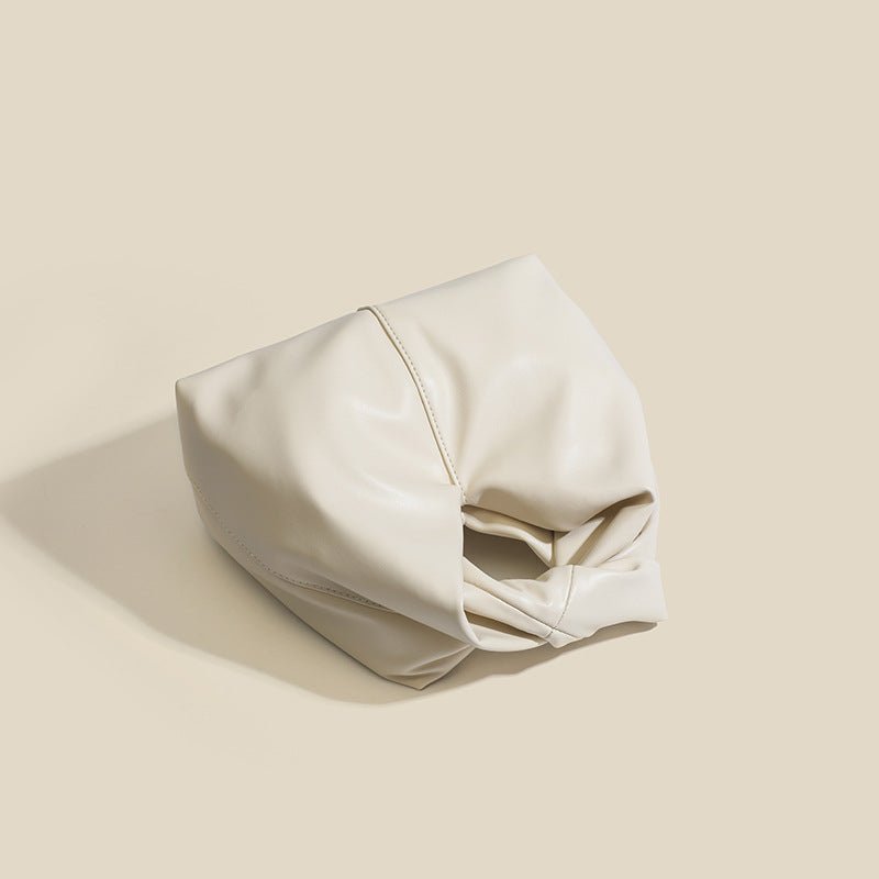 MAC179 Premium Pleated Soft Leather Cloud Bag - Mariam's Collection