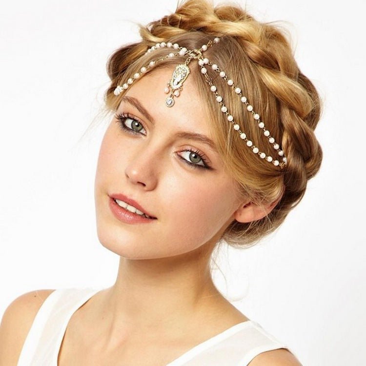 MAC189 Bohemian Rhinestone Tiara - Mariam's Collection