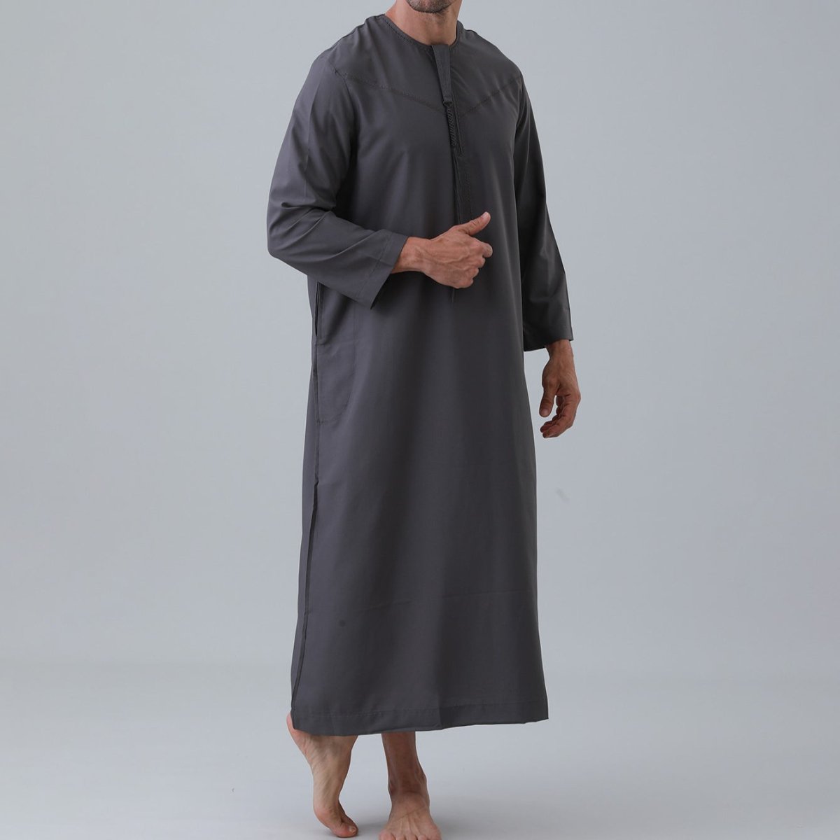 Men's Classic Solid Thobe Collection (MT035) - Mariam's Collection