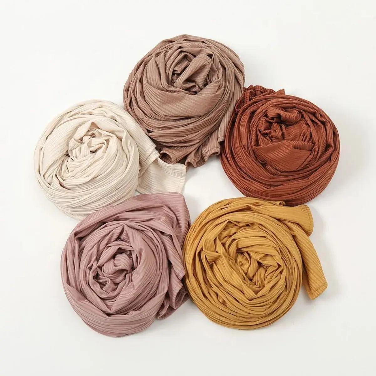 MH001 Crinkled Soft Jersey Hijab - Mariam's Collection