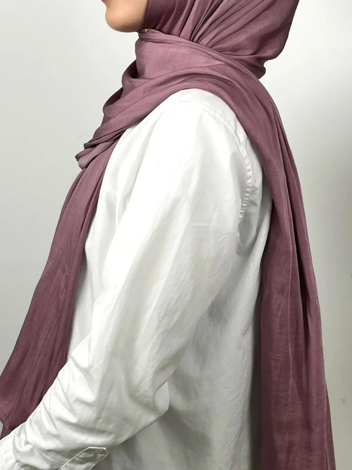 MH002 Premium Velvet Hijab New Scarf - Mariam's Collection