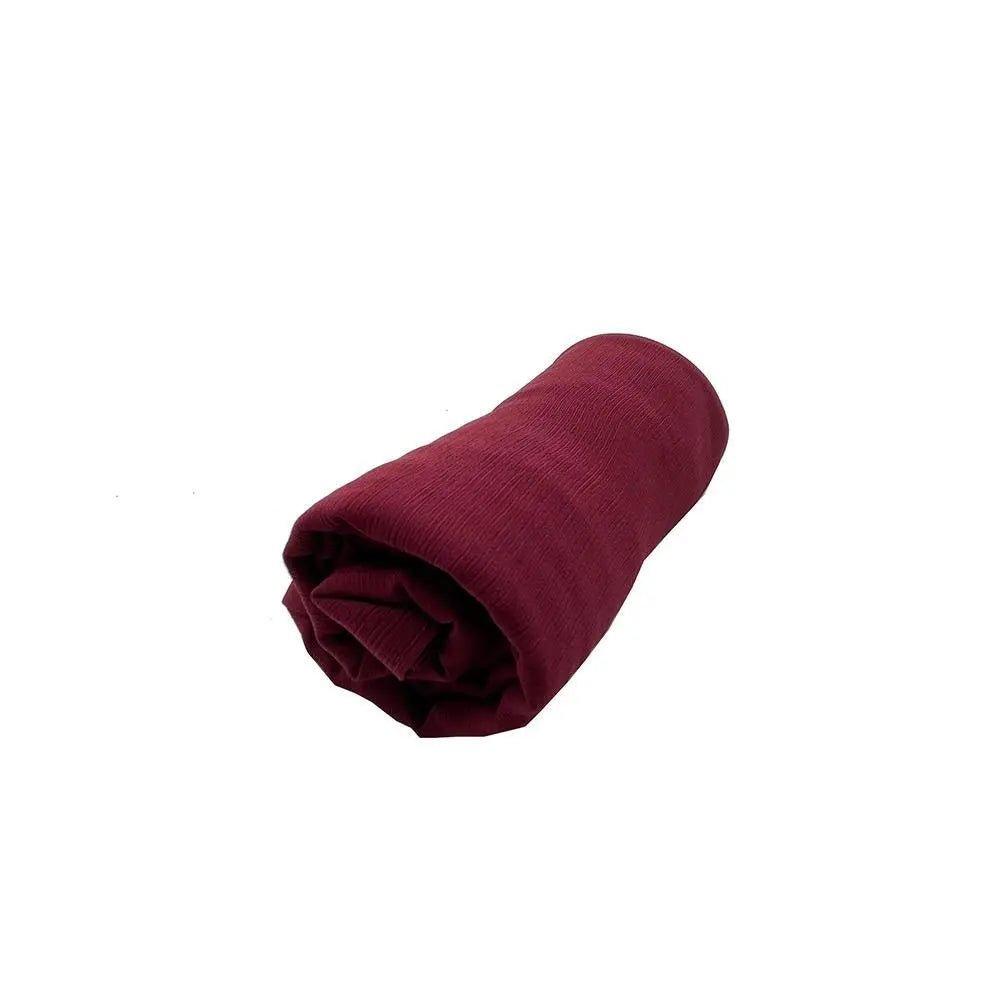 MH003 Crepe Scarf Crinkle Chiffon Hijab for Women Shawls Ripple Pleated - Mariam's Collection