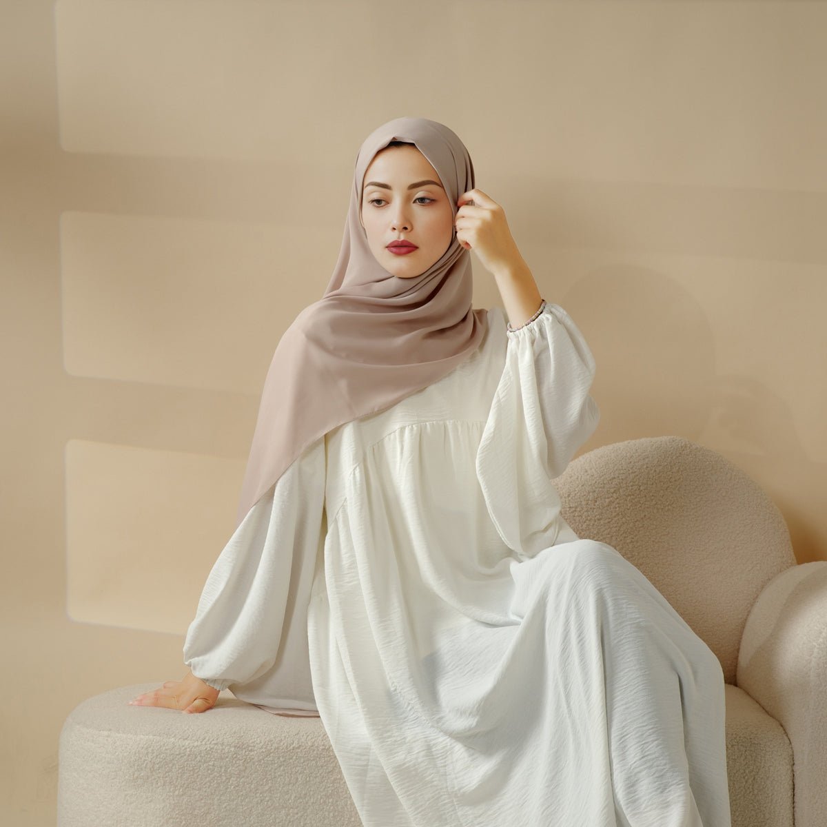 MH005 High Density Chiffon Hijab - Mariam's Collection