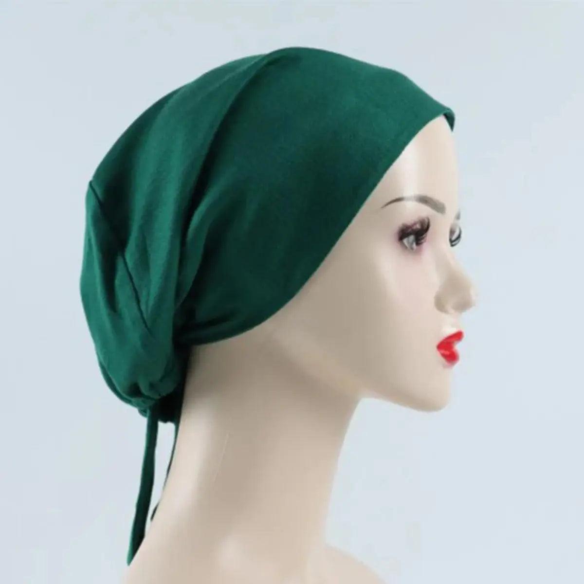 MH010 Double Layered Satin-lined Undercap - Mariam's Collection