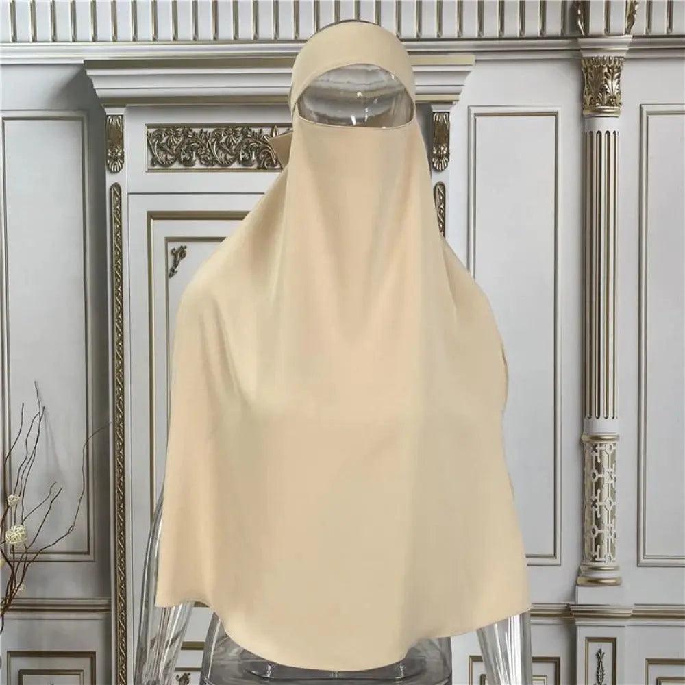 MH016 Soft Nidha Niqab 10 Shades Available - Mariam's Collection