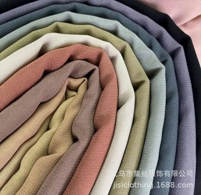 MH021 Composite Silk Chiffon Scarf Classics Hijab - Mariam's Collection