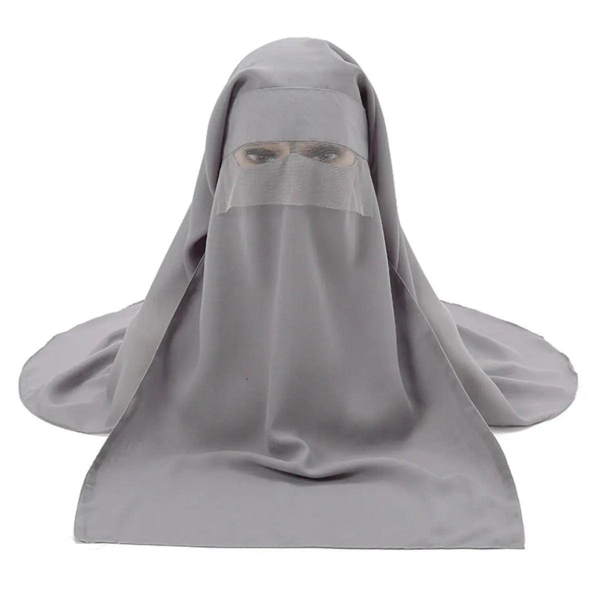 MH033 Face Veil Niqab Set - Mariam's Collection