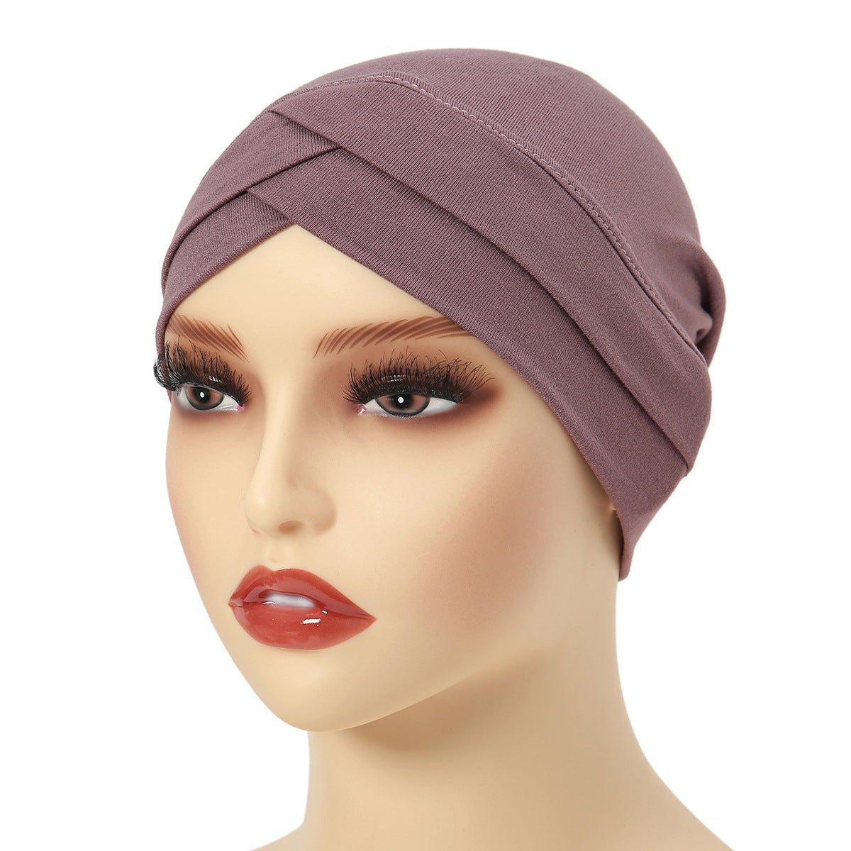 MH053 Soft Stylish Versatile Bottom Hat - Mariam's Collection