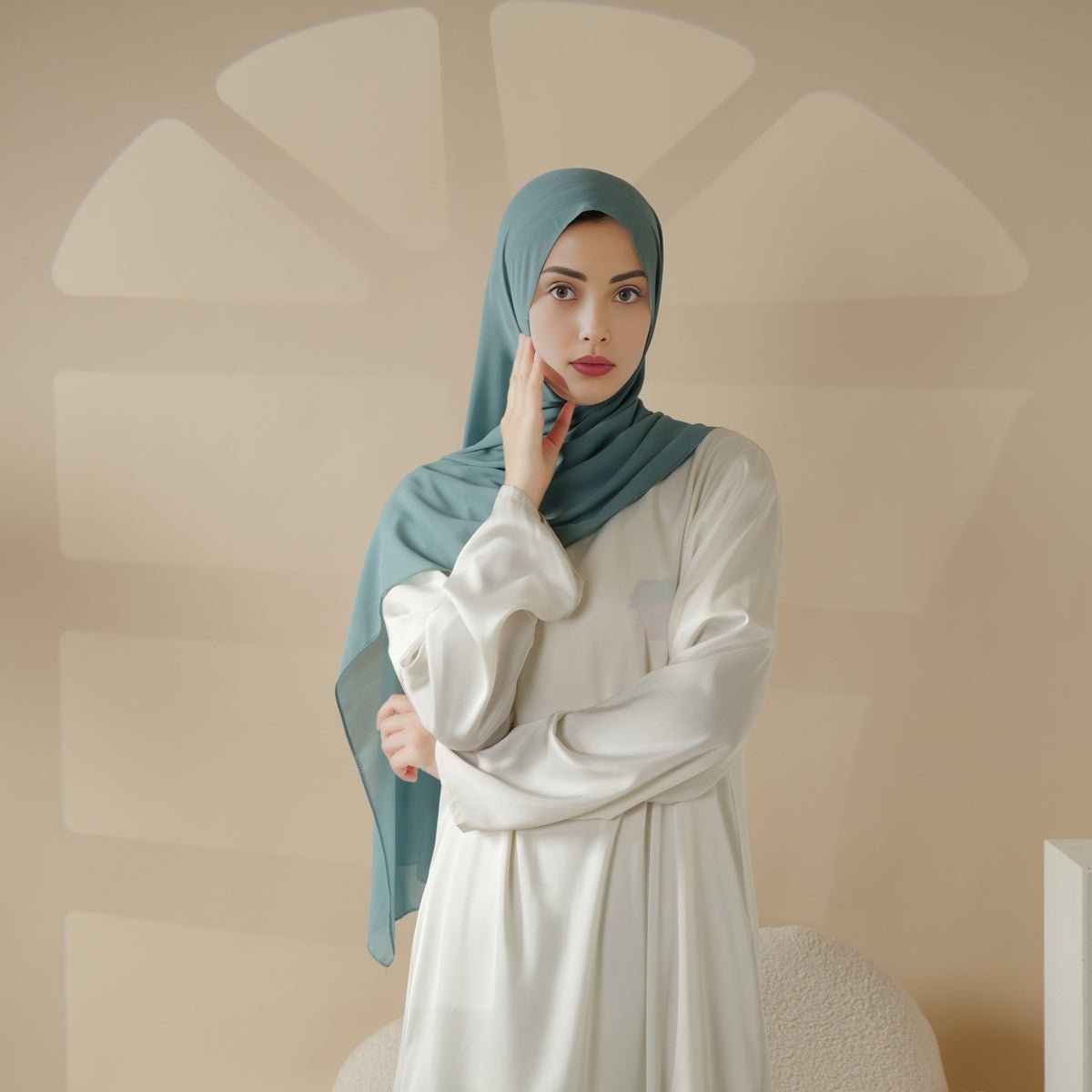 Plain Chiffon Shawl, Extra Fine Chiffon Hijab