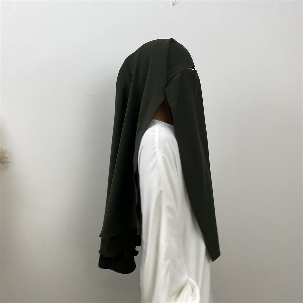 MH085 Fashionable And Versatile Nida Niqab - Mariam's Collection