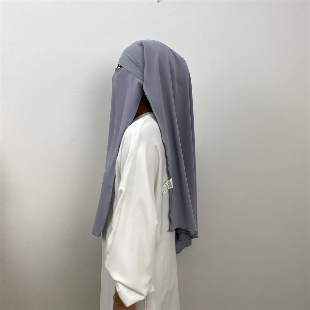 MH085 Fashionable And Versatile Nida Niqab - Mariam's Collection