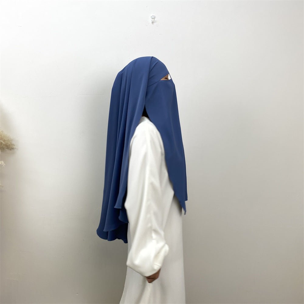 MH085 Fashionable And Versatile Nida Niqab - Mariam's Collection