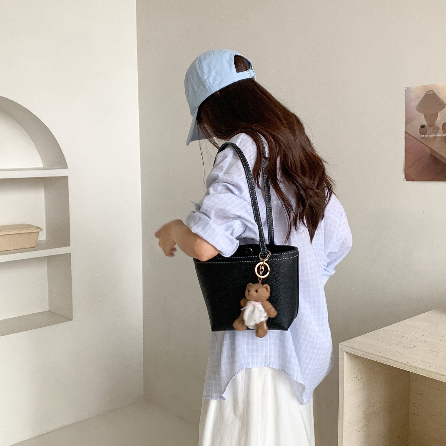 Minimalist Everyday Tote Bucket Bag（MAC474） - Mariam's Collection