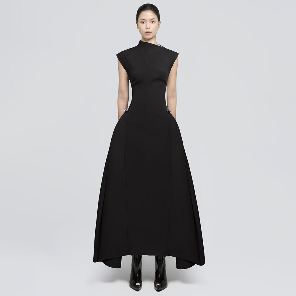 Minimalist Sleeveless Fitted Maxi Dress(MS382) - Mariam's Collection