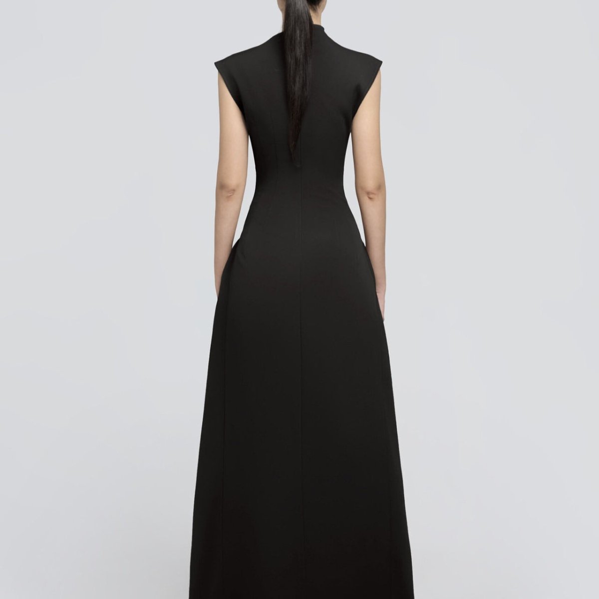 Minimalist Sleeveless Fitted Maxi Dress(MS382) - Mariam's Collection