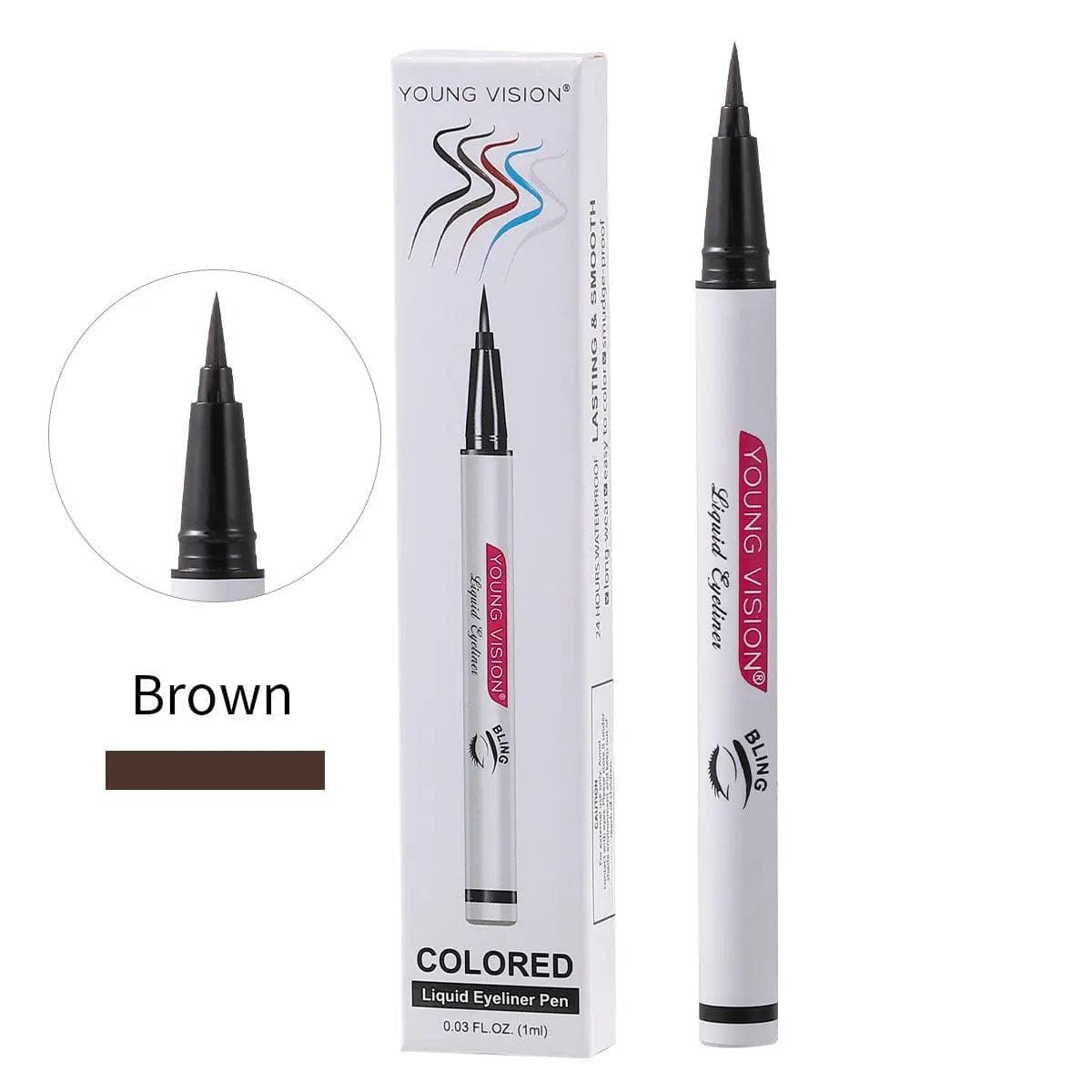 MMU006 YOUNG VISION Liquid Eyeliner Pen - Mariam's Collection