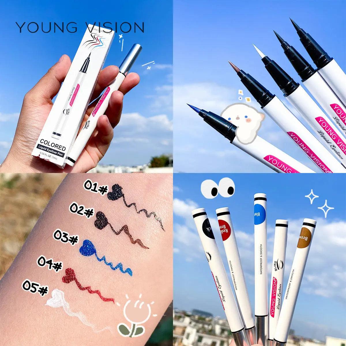 MMU006 YOUNG VISION Liquid Eyeliner Pen - Mariam's Collection