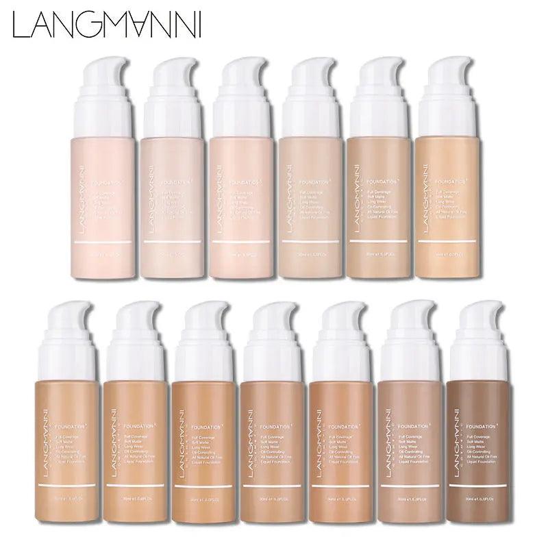 MMU008 Langmanni press type liquid foundation - Mariam's Collection