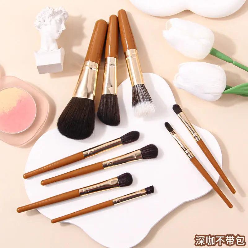 MMU025 Professional 9pcs Makeup Brush Set - Mariam's Collection