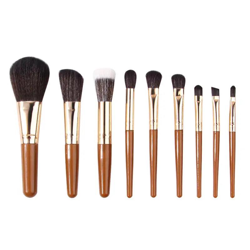 MMU025 Professional 9pcs Makeup Brush Set - Mariam's Collection