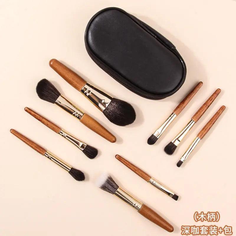 MMU025 Professional 9pcs Makeup Brush Set - Mariam's Collection