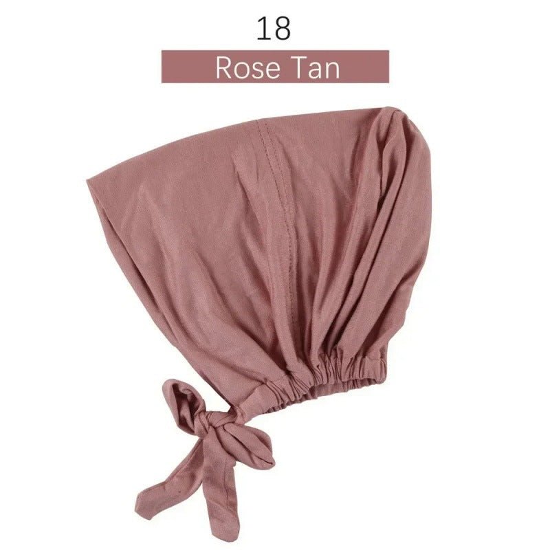 Modal Tie - Back Under Cap | Adjustable Hijab Bonnet(MH200) - Mariam's Collection