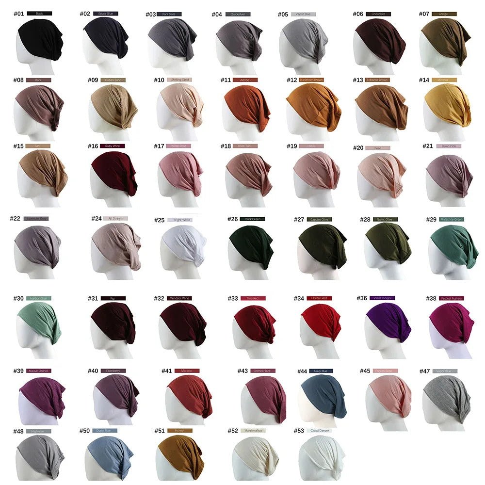 Modal Under Cap Hijab | Stretchy Tube Bonnet(MH198) - Mariam's Collection