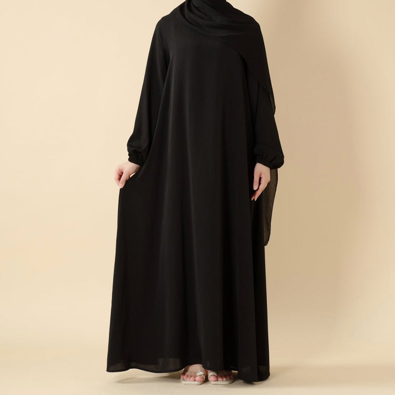 Premium Nida Zoom Abaya – Umbrella Cut Summer Abaya UK