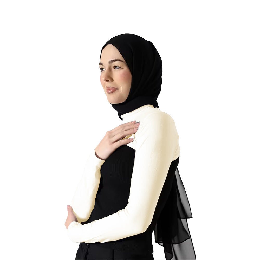 Modest Shoulder - Cover Base Layer Versatile Sleeveless Inner Top with Attached Sleeves | One Size (MAC409) - Mariam's Collection