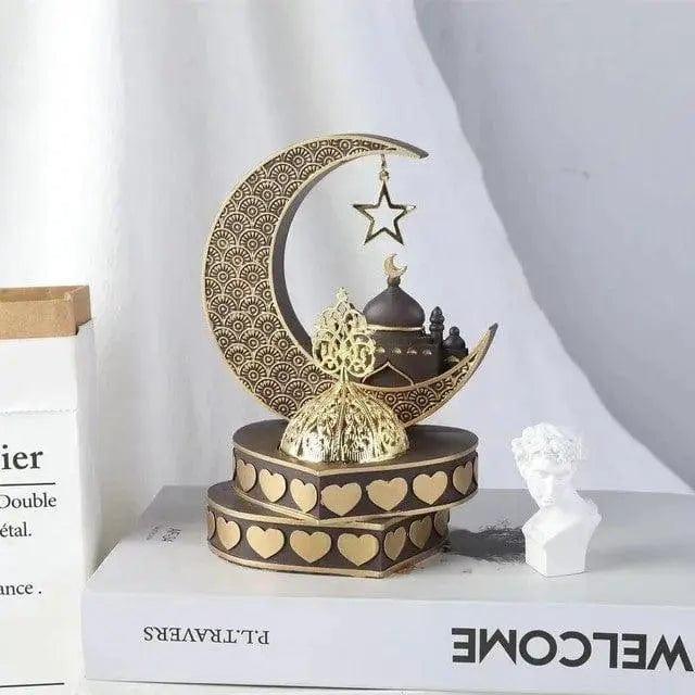 MR005 Moon incense burner,Candlestick, Ramadan decoration - Mariam's Collection
