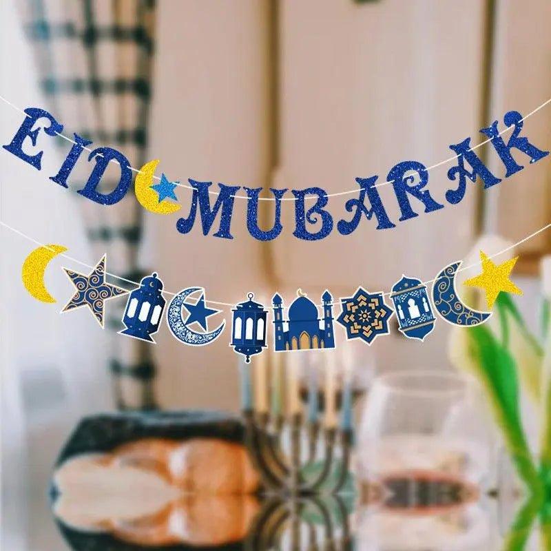MR021 EID MUBARAK Flash Party Banner - Mariam's Collection