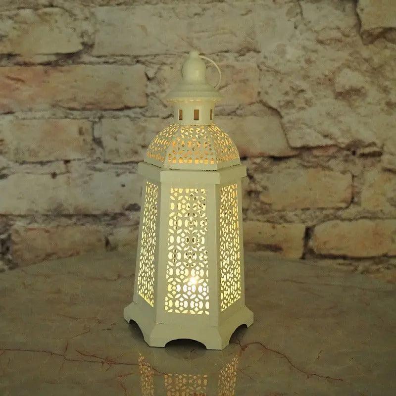 MR025 Gold Candle Holders Candlestick Home Decoration, Moroccan candle holder retro - Mariam's Collection