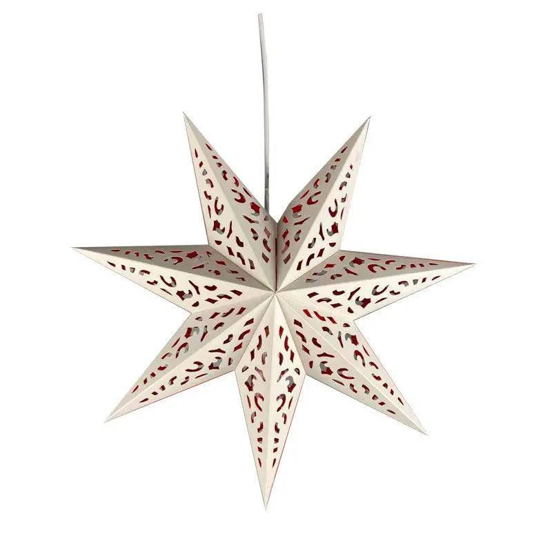 MR035 Hollow Star Hanging, Eid Mubarak Christmas Ramadan Decoration - Mariam's Collection