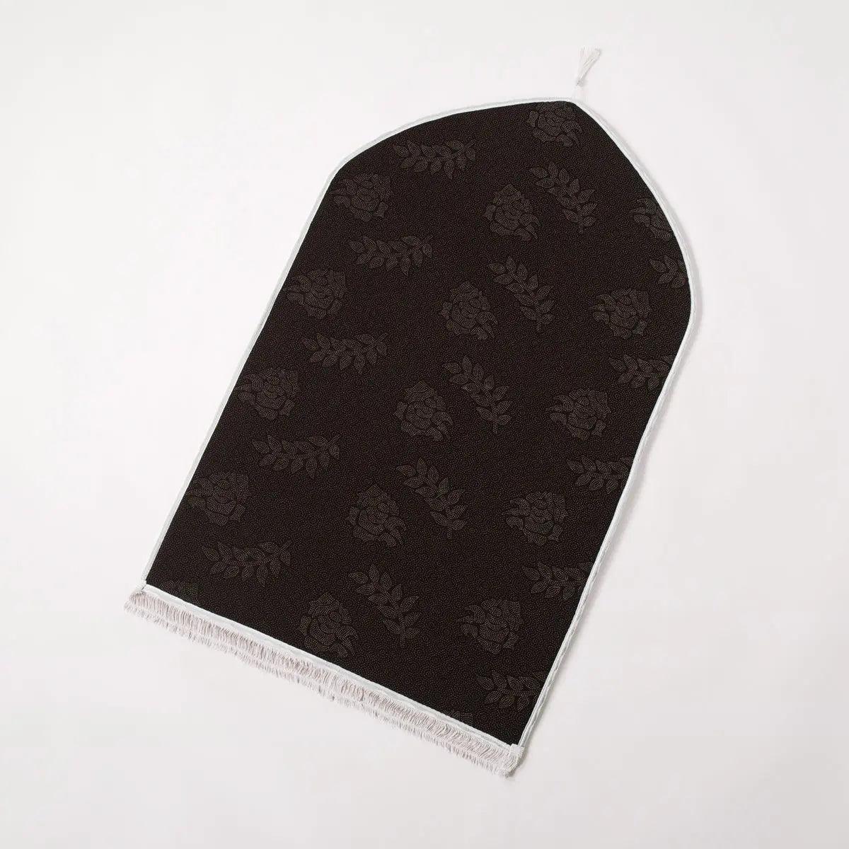 MR055 Non-Slip Embossing Flannel Interactive Heart Pattern Prayer Mat - Mariam's Collection
