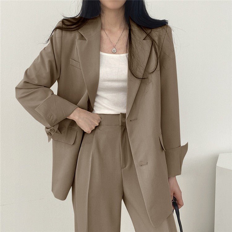 MS040 Temperament Slim Professional Two - Piece Suit - Mariam's Collection