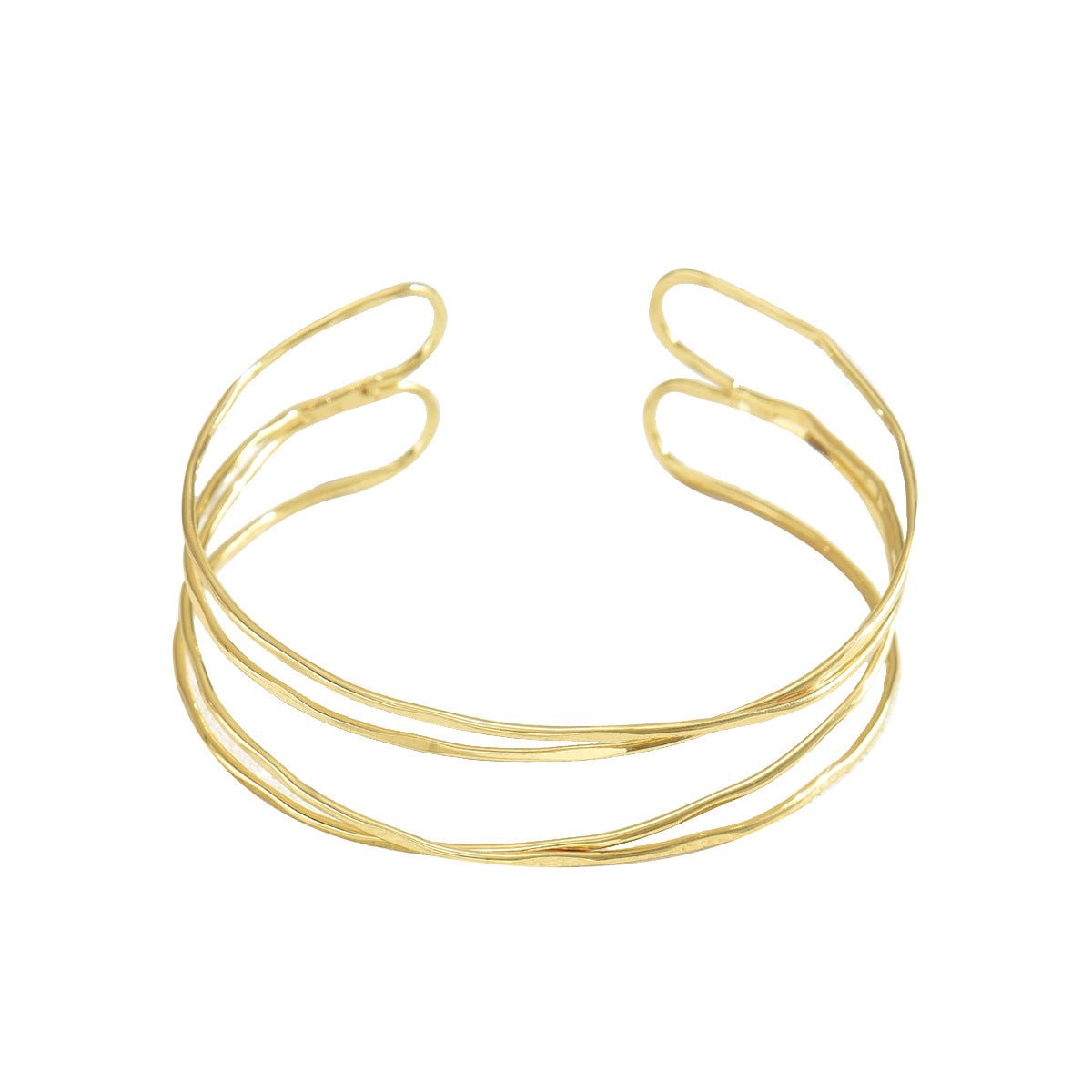 Multi - Layer Geometric Arm Cuff Bracelet (MAC410) - Mariam's Collection