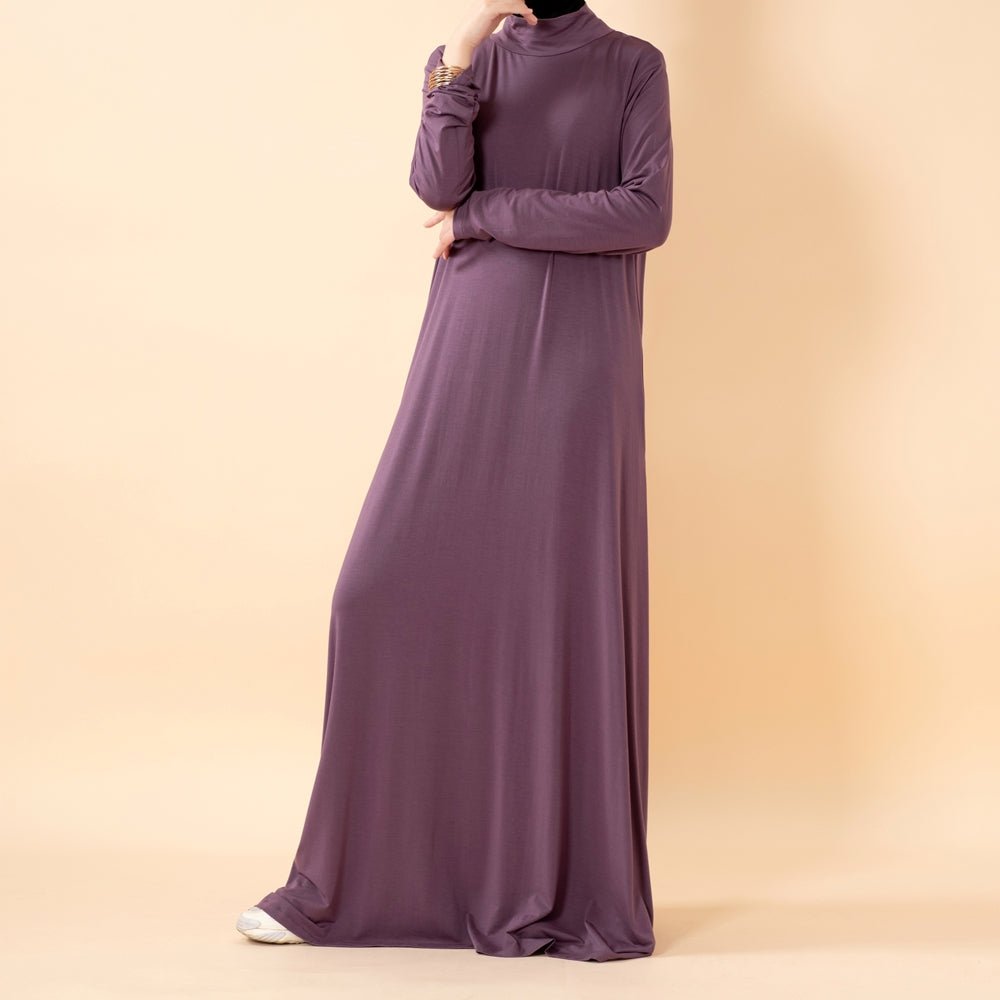 Natural Stretch Premium Lenzing™ Modal A - Line Dress (MA357) - Mariam's Collection