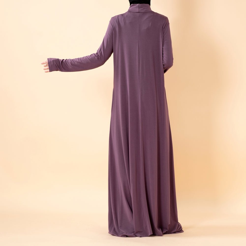 Natural Stretch Premium Lenzing™ Modal A - Line Dress (MA357) - Mariam's Collection