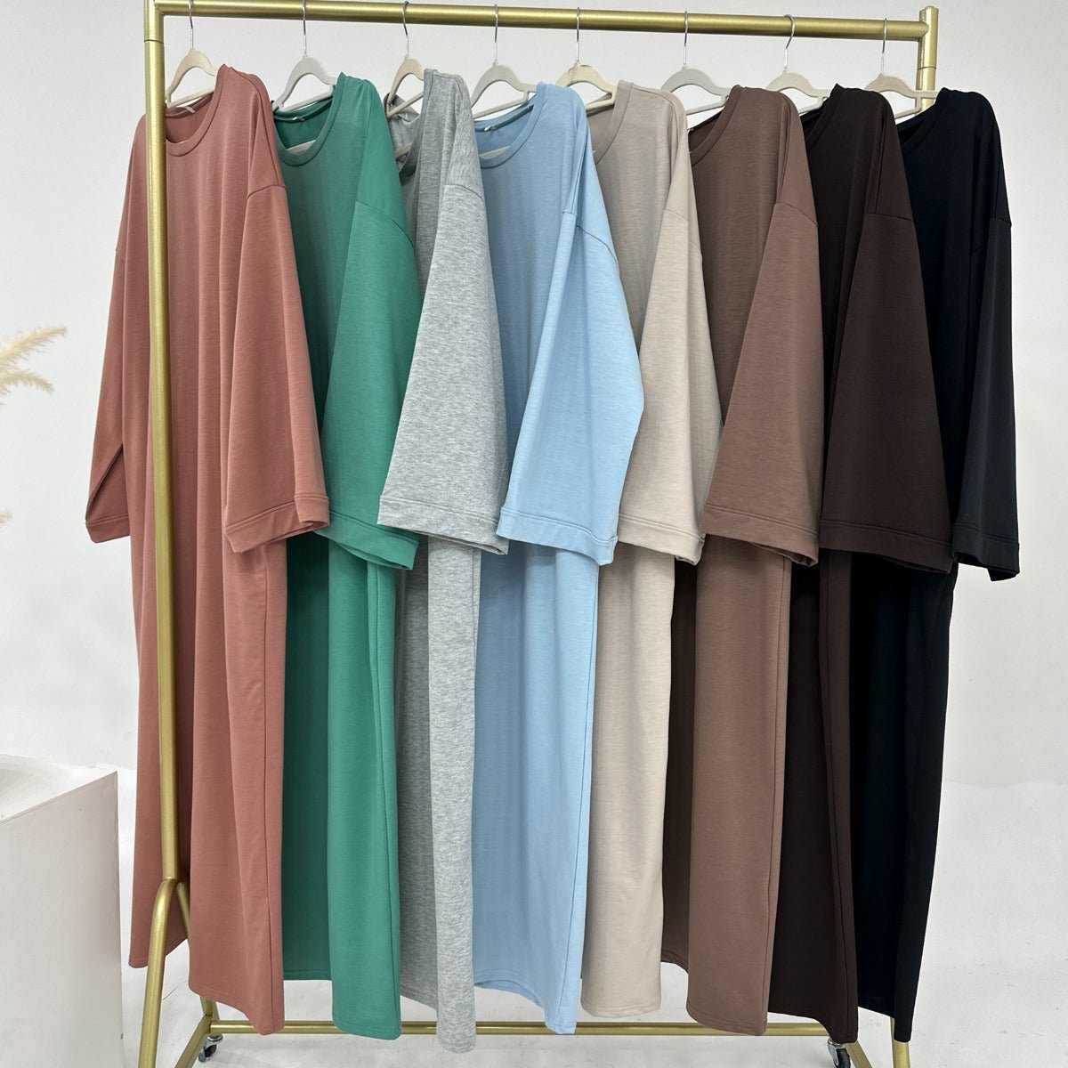 Oversized Casual Maxi Dress Abaya(MA281) - Mariam's Collection
