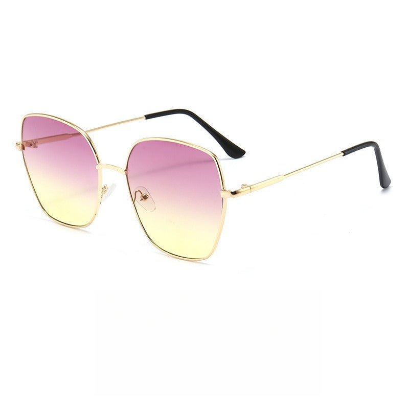Oversized Gradient Sunglasses for Women – Face - Slimming Fashion Statement (MAC263) - Mariam's Collection