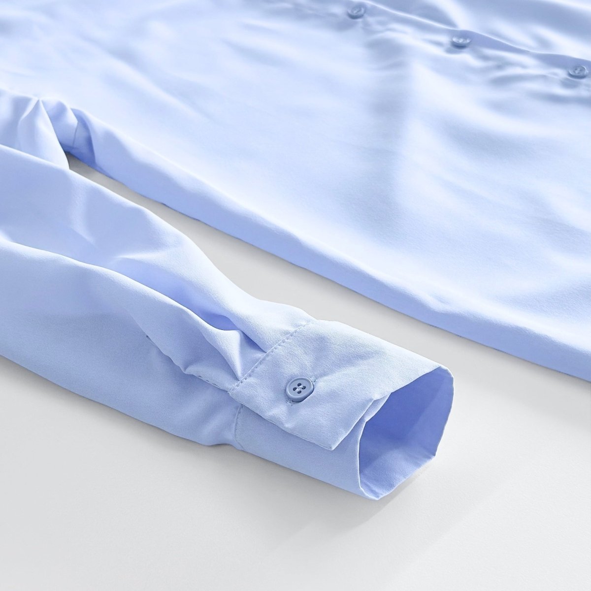 Oversized Shirt Dress with Side Slits(MS332) - Mariam's Collection