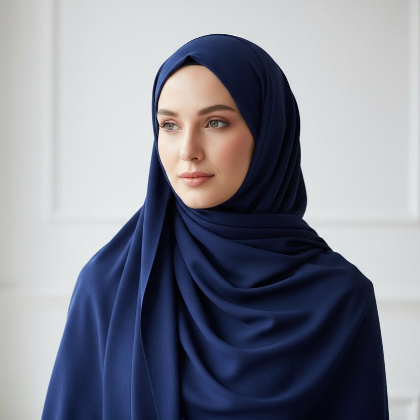 Perfect Hijab for Eid: Premium Modal Jersey Long Scarf – Soft, Breathable & Elegant in 8 Colors Shawl (MH105) - Mariam's Collection