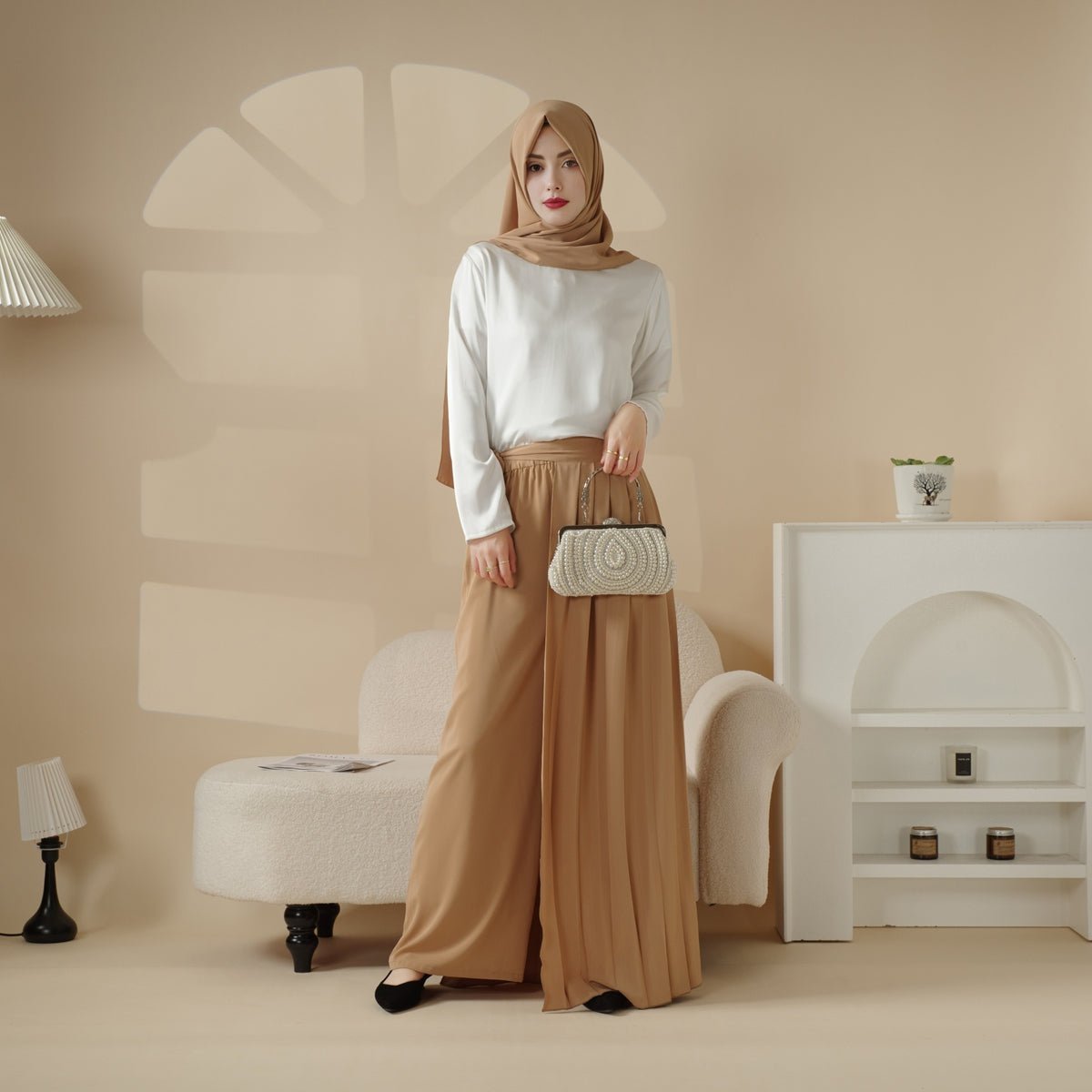 【I AM MARI】Jer Pleats Wrap Skirt Pants Wool Pleated Wrap Skirt Pants A05422 - Etsy