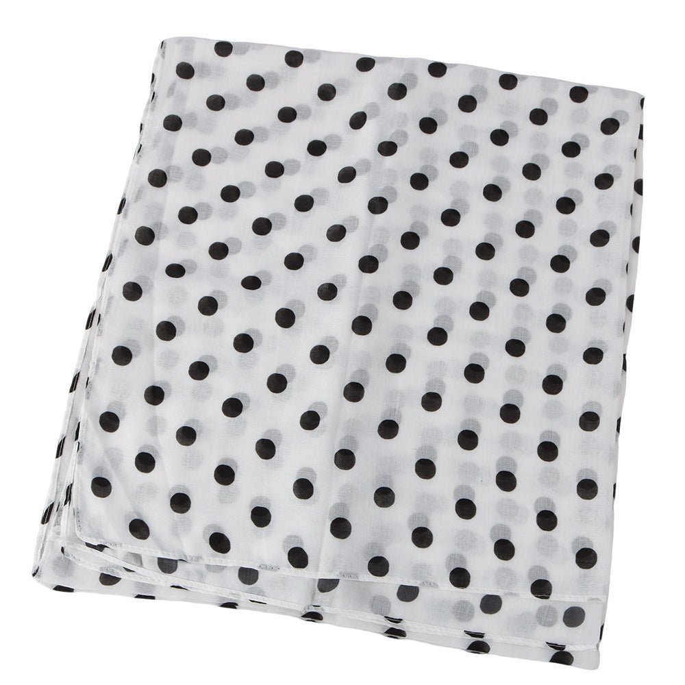 Polka Dot Hijab Scarf(MH230) - Mariam's Collection