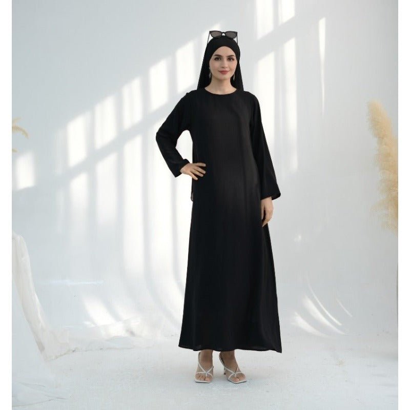 Premium Chiffon 3 - Piece Set Abaya(MOA231) - Mariam's Collection