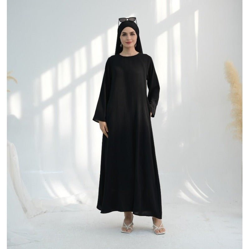 Premium Chiffon 3 - Piece Set Abaya(MOA231) - Mariam's Collection