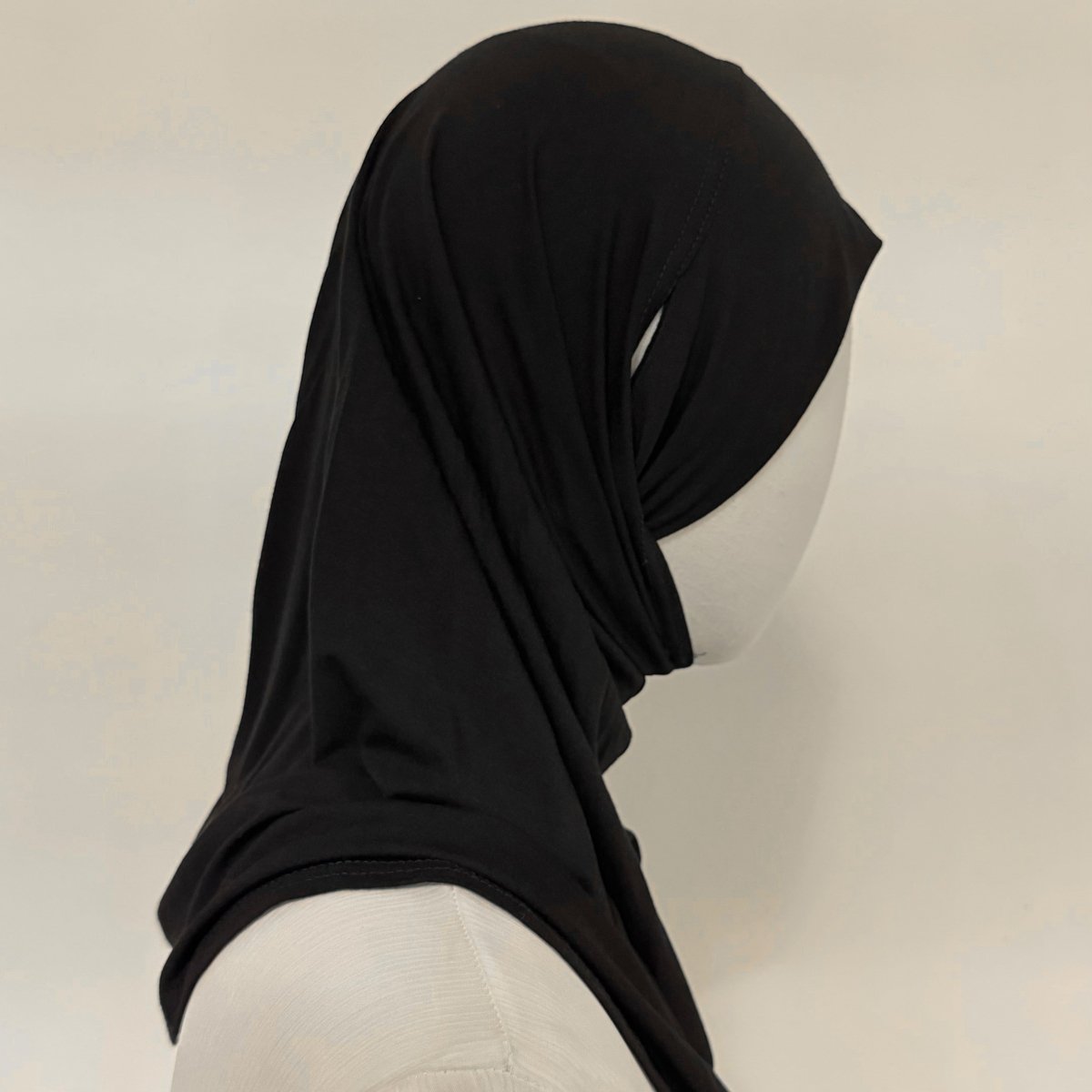 Premium Cotton Modal Hijab Undercap — Tie-Strap & Sports Friendly (MH223) - Mariam's Collection